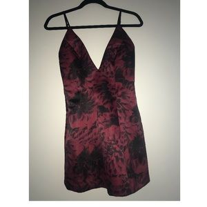NBD Comeback Dress Raspberry XS Floral